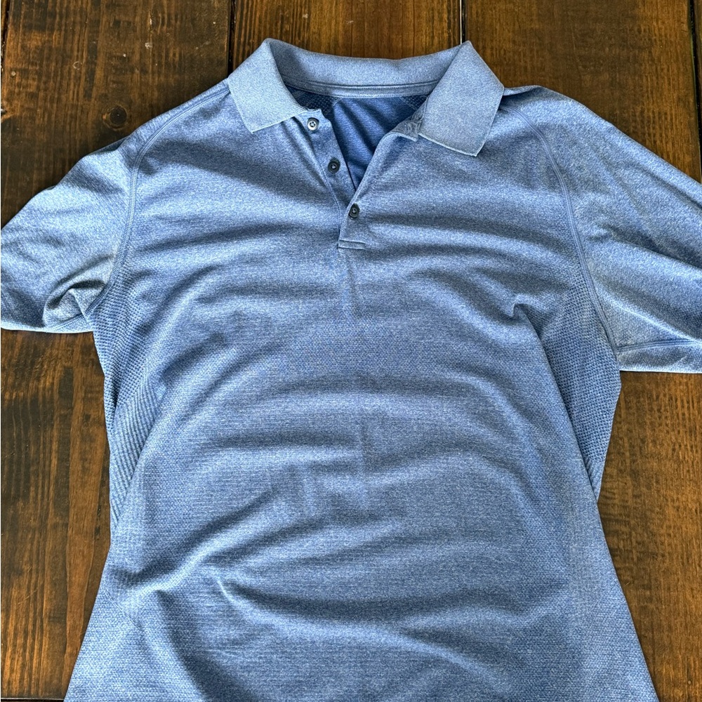 lululemon athletica Slate Blue Polo Shirt